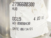 MFG- 2796600300; Hub; 50mmID x 152mm Flange OD