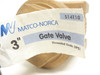 Matco-Norca 514T10; Brass Gate Valve; Size: 3NPT; 200WOG