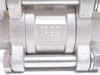 Jamflow YK5313-3/4; Ball Valve; SS; 3/4" Socket; 1000WOG