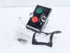 Rees 04062-032; Green-Red 1" Push Button; W'Padlock Latch