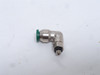 Parker X169PL-4-10X32; Lot-2 Elbows; 1/4"PTC x 10-32 Threads
