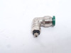 Parker X169PL-4-10X32; Lot-2 Elbows; 1/4"PTC x 10-32 Threads
