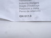 Ganter-Norm GN 817.8; Stainless Steel Indexing Plunger