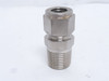 Brennan N2404-08-08-SS; Straight Adapter SS 1/2" Tube; 1/2NPT