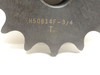 Tsubaki H50B14F-3/4; Hardened Sprocket #50; 14 Teeth; 3/4"ID