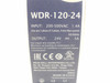 Mean-Well WDR-120-24; Power Supply; 200-500VAC In; 24VDC Out