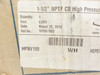 Dixon HPBV150; Ball Valve; 1-1/2NPT; 6000PSI; No Handle