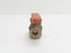 United Brass 80-1/4; Inline Manual Brass Ball Valve; 1/4NPT
