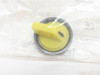 Square D 9001Y8; Yellow Selector Switch Knob; Size: 30mm