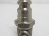 Dixon D3M3-S; Pneumatic Plug; SS; 3/8" Body x 3/8NPT; 500PSI