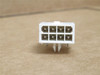 AMP 770970-1; Lot-10 Pin/Socket Connectors; 8 Pos; 90Deg