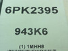Bando 943K6; Serpentine Belt; 6-Rib; 94.3" OL; 0.842" Width