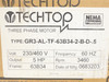 Techtop GR3-AL-TF-63B34-2-B-D-.5; AC Motor; 1/2HP; 230/460VAC