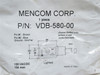 Mencom VDB-580-00; Solenoid Valve Connector Cable; 120VAC/DC