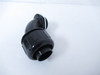 Hubbell P1009NBK; Insulated Connector; 1".; Nylon; 90 Deg