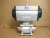 Tru-Flo MT46.S4.F07-F10.CH22; Actuated Ball Valve SS; 3" Clamp