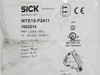 Sick WTE15-P2411; Photo Sensor 1043314; 10-30VDC BROKEN LENS