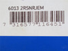 SKF 6013 2RSNRJEM; Radial Deep Grove Bearing; 65mmID; 100mmOD
