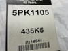 Bando 1MGN4; Serpentine Belt; 5-Rib; 43.5"Long; 435K5