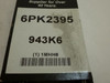Bando 943K6; Serpentine Belt; 6PK2395