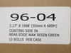MFG- 96-04; Box-12 Green Thermal Transfer Ribbon; 55mmmW x 600M
