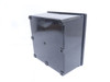 Carlon E989N; Black Plastic Junction Box; 8" x 8" x 4"