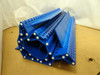 Habasit HDU620; Flighted Belt; Blue; 33.6" W x 10' L Total