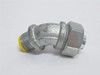 Raco 3562; Insulated Connector 45Deg Elbow; 1/2"