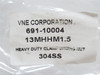 VNE 13MHHM1.5; Single Pin Clamp; SS-304; Size: 1-1/2"