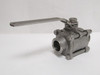 Industry-Std 11A424; Sanitary Ball Valve; SS-316; 1-1/2" Clamp