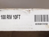 Tsubaki 100 RIV 10FT; Riveted Roller Chain #100; 10' Long