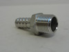 Industry-Std 3DTR1; Hose Barb HB050SS; 1/2 NPT ; # 8 Tube; SS-304