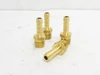 Milton S-603 3/8; Lot-4; Brass Hose End 3/8" Barb x 3/8NPT