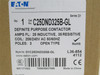 Eaton C25DND325B-GL; Contactor 25A 3P 600VAC; Coil 208-240VAC