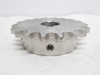 MFG- 40B18SS-20; Sprocket #40; SS; 18 Teeth; 20mmID