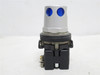 Eaton HT8GDBF3; Illuminated Push-Button; Blue; 24VAC/DC