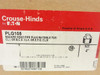 Crouse-Hinds PLG105; Conduit Square Head Plug; 4"
