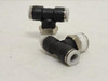 Festo QST-H-1/2-3/8-U-M; Lot-2 T-Fitting 533264; 3/8"PTCx1/2NPT