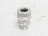 Remke  RSR-104-3; Aluminum Straight Cord Grip Connector 1/2NPT
