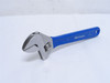Westward 1NYC3; Alloy Steel Adjustable Wrench; Jaw" 1-1/8"