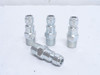 Milton S1807021; Lot-4 Quick Coupler Plugs; 3/8NPT x 1/4 Tube