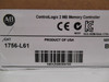 Allen-Bradley 1756-L61; Control Logix Processor 2MB Memory