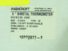 Ashcroft 50EI60E0250/250F; Bimetal Thermometer; 0-250F; 1/2NPT