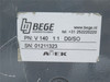 Bege V 140 1:1 DO/SO; Gearbox; RA; 1:1 Ratio 32mm Shaft