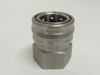 Foster 75FSS; Straight-Thru Connector; SS-303; 3/4 FNPT