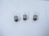 Grainger 4VCW9; Lot-3 Minature Light Bulb 7W 120V