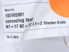 Multivac 105985901; Connecting Lead; Plug to Open End