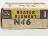 Allen-Bradley N46; Overload Thermal Unit SER: N