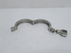 MFG- 13MHHM250; Lot-3 Single Pin Pipe Clamps; 2-1/2"; SS; Mixed MFG