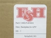 F&H 04H-P-401852; Backplate For APV